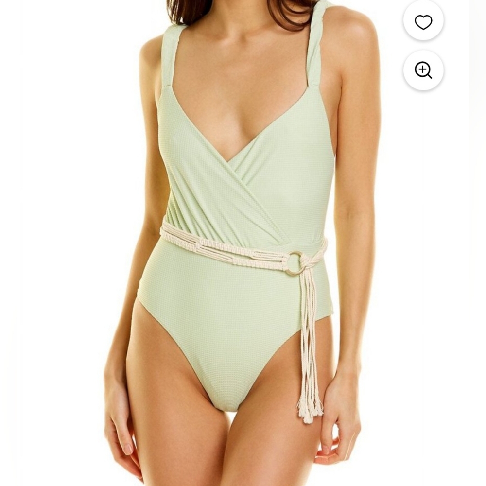 Revel Rey  One Piece Swimsuit with Wrap Front